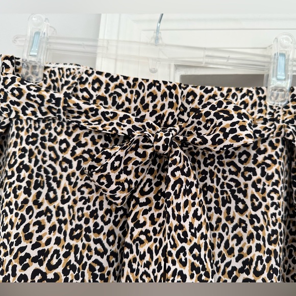 J Crew 100% silk capri pants with bow belt - Picture 1 of 8